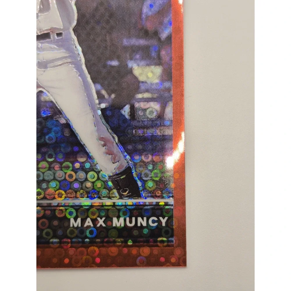 2021 Prizm Draft Picks Max Muncy #PDP25 Red Disco /99